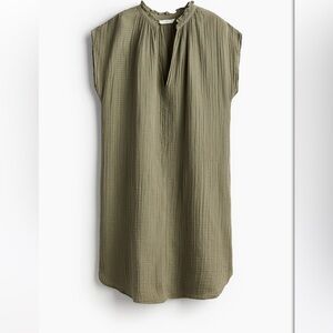 H&M Olive Green Midi Dress